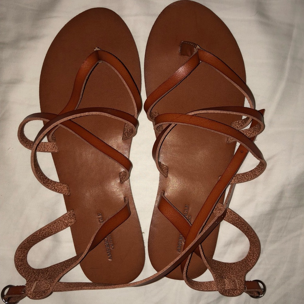 American Eagle brown summer sandals